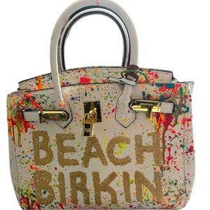 Anca Barbu Bianca Large White BEACH BIRKIN